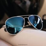 Randolph コンコルド4 マットクローム＆アトランティックブルー 無偏光ミラーナイロンレンズ 262D2138 - Image 4
