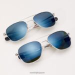 Randolph 飛行士1 23K ホワイトゴールド & コバルト 偏光ガラスレンズ 262D23 - Image 2