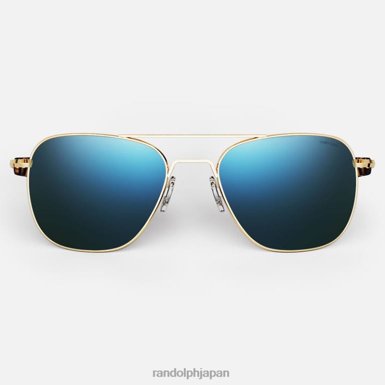 Randolph 飛行士5 23K ゴールド & アメリカン グレー 偏光ガラス