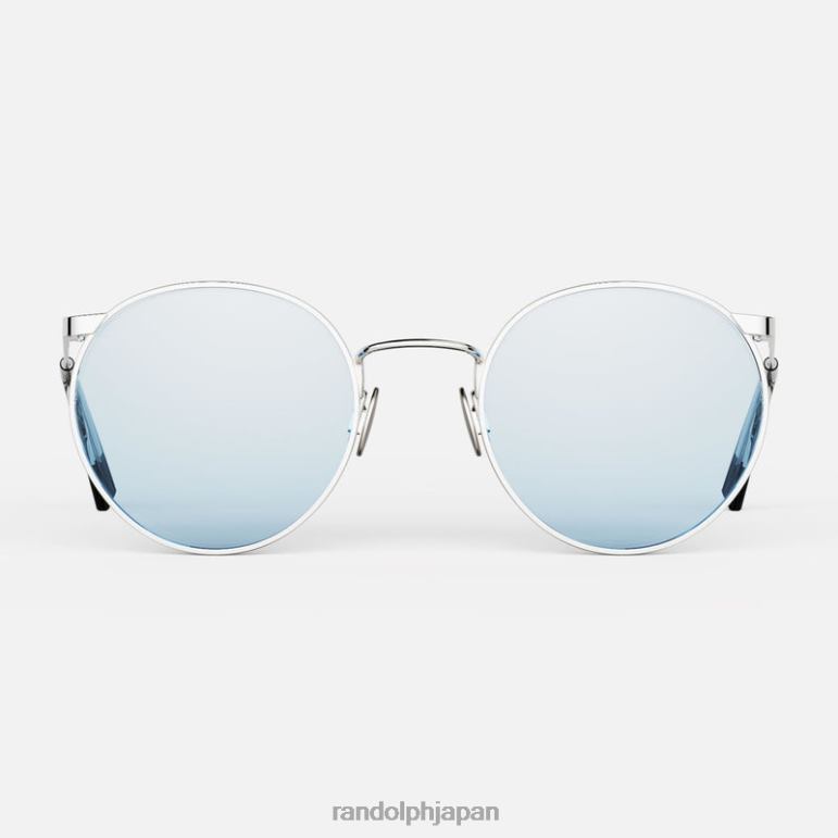 Randolph p3 23K ホワイト ゴールド & ブルー ハイドロ 無偏光